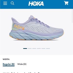 - NEW and sold out Clifton 8 baby lavender and smoke green